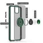 Wholesale Tuff Slim Armor Hybrid Ring Stand Case for Motorola Moto G9 Play/E7 Plus (Green)